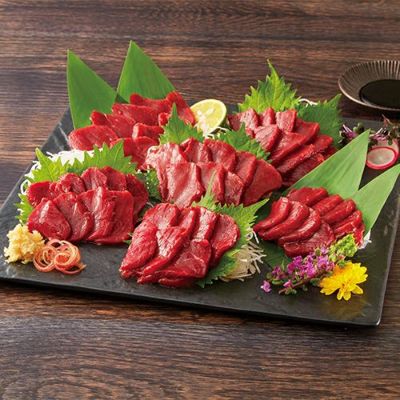 【冷凍便】【国産】特選馬刺し赤身セット(6人前)