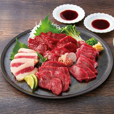 【冷凍便】【国産】特選馬刺しお試しセット(5人前)